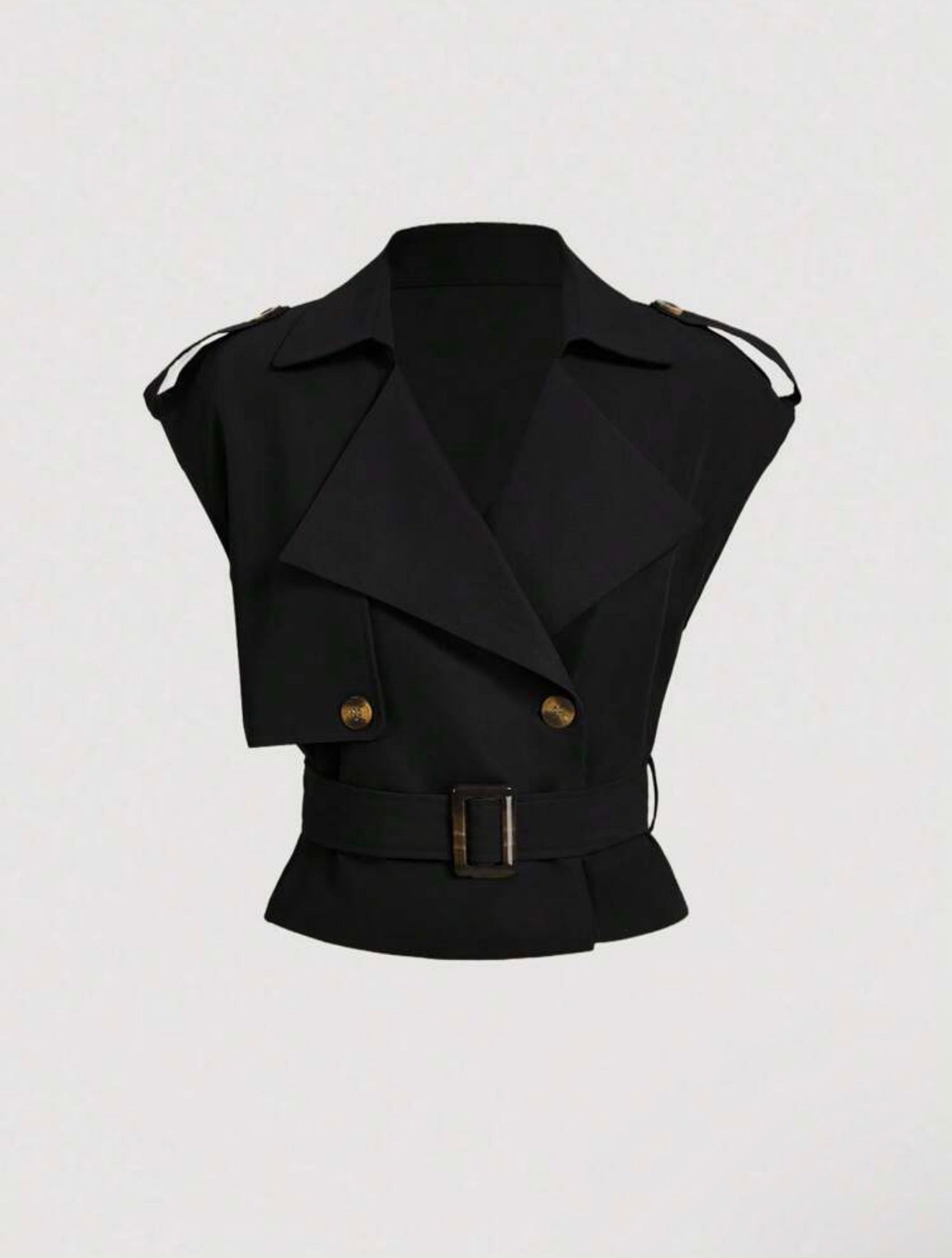 Belted Trench Top