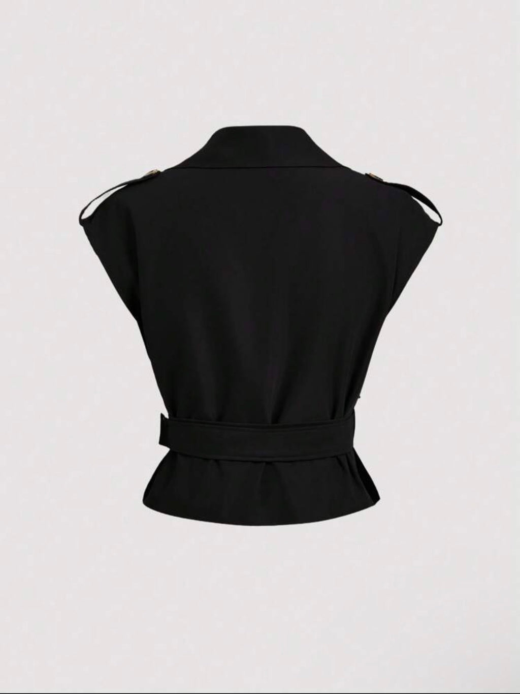 Belted Trench Top