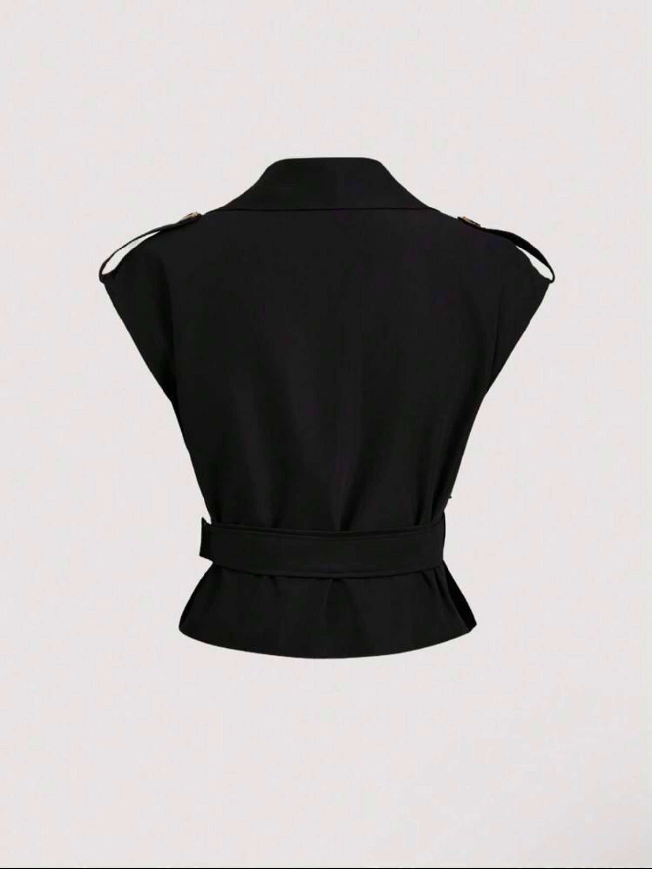 Belted Trench Top