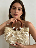 Capri Shell Top Handle Bag