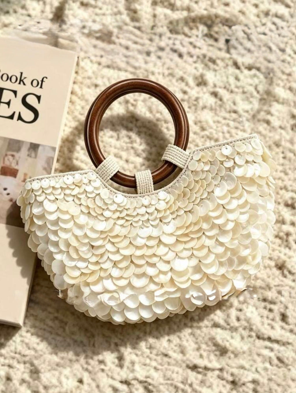 Capri Shell Top Handle Bag