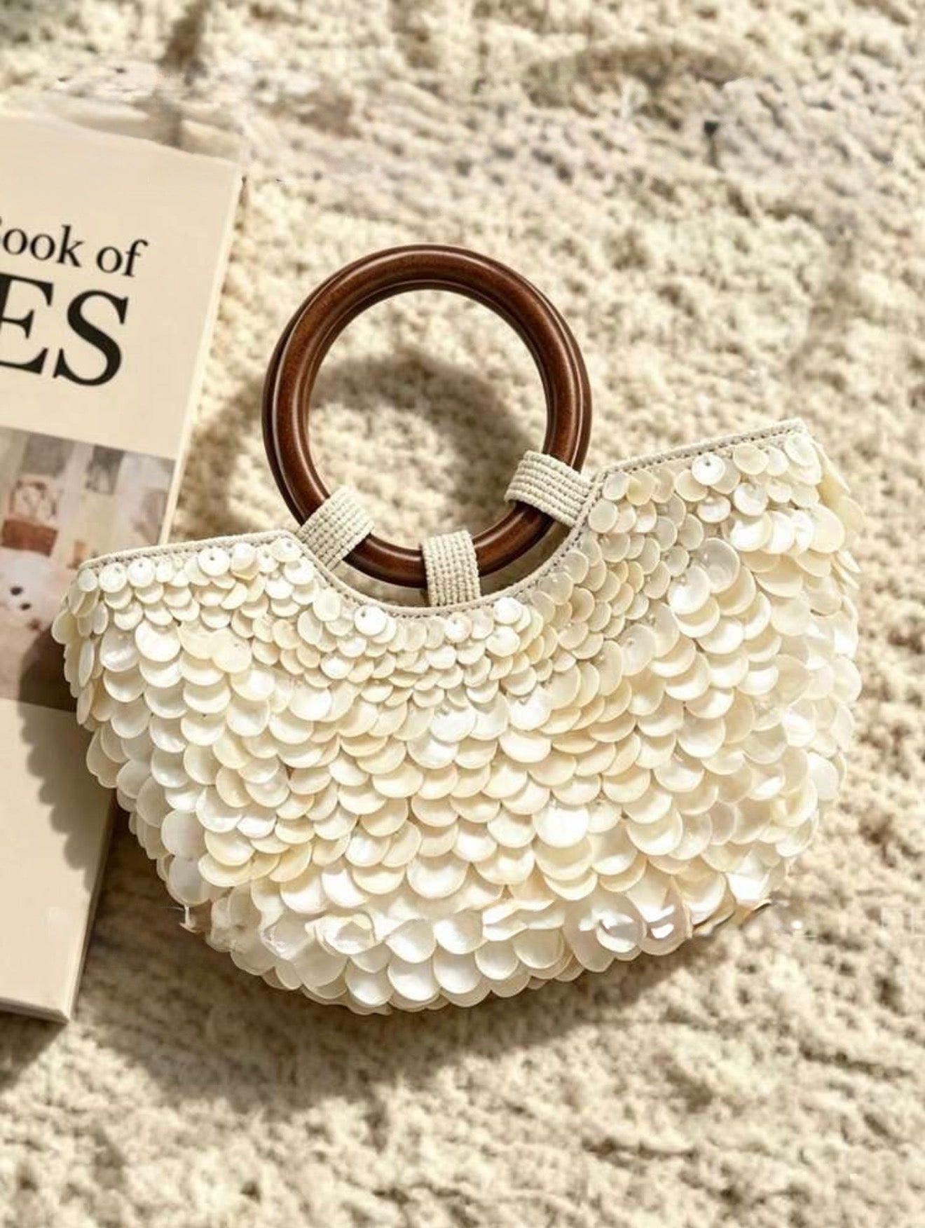 Capri Shell Top Handle Bag