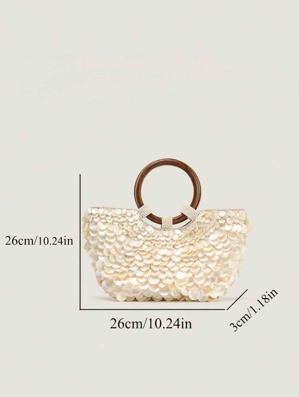 Capri Shell Top Handle Bag