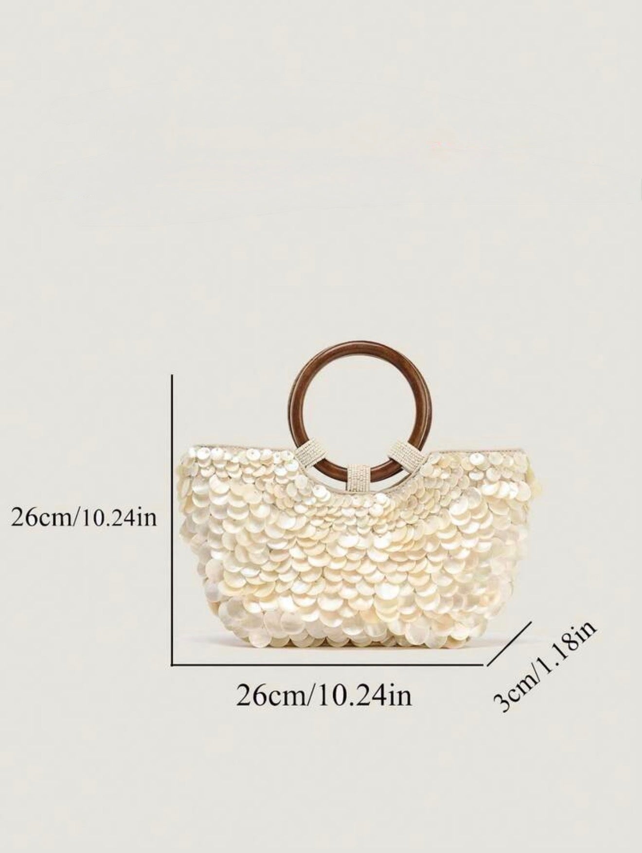 Capri Shell Top Handle Bag