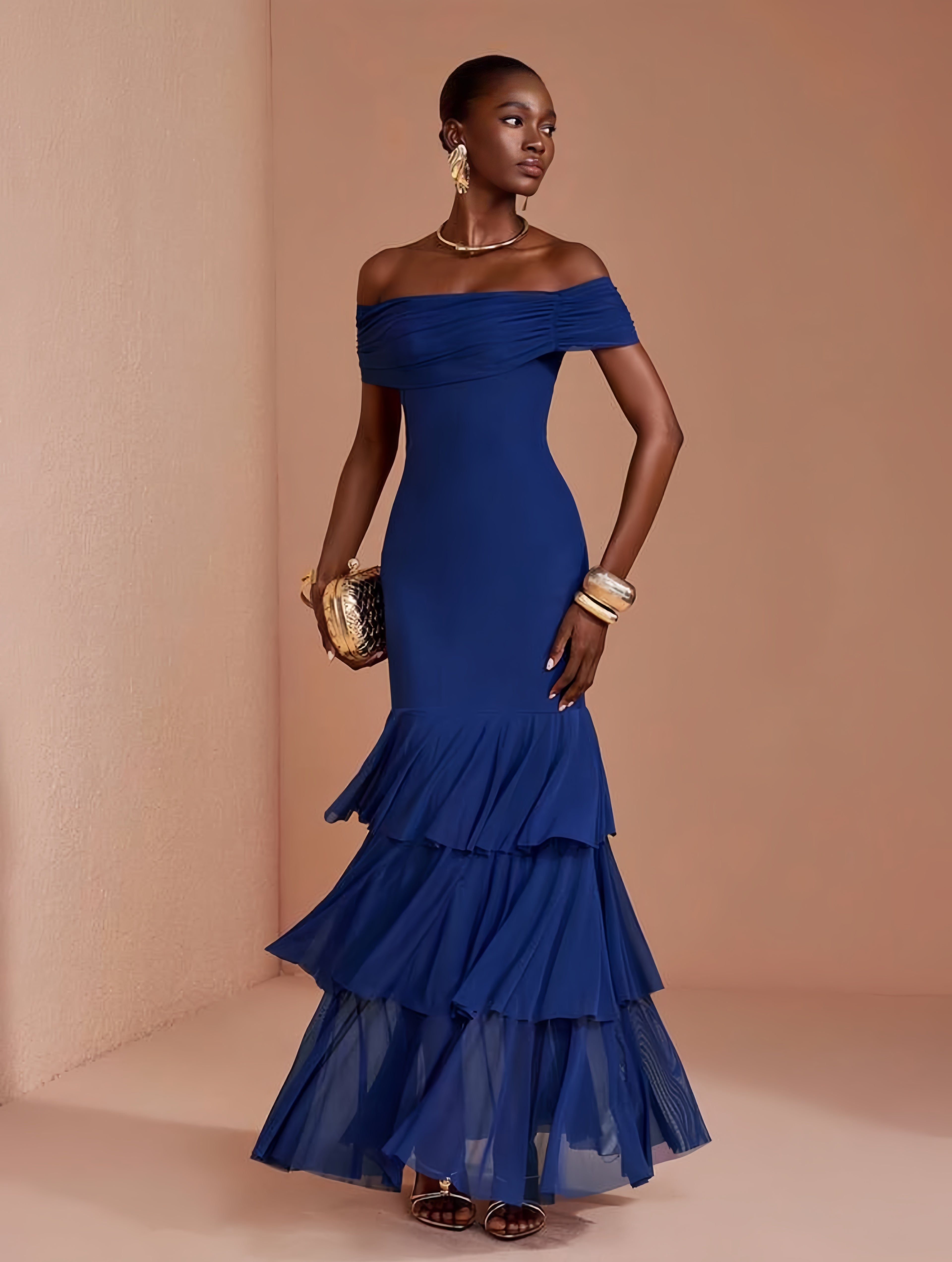 Sapphire Étoile Gown