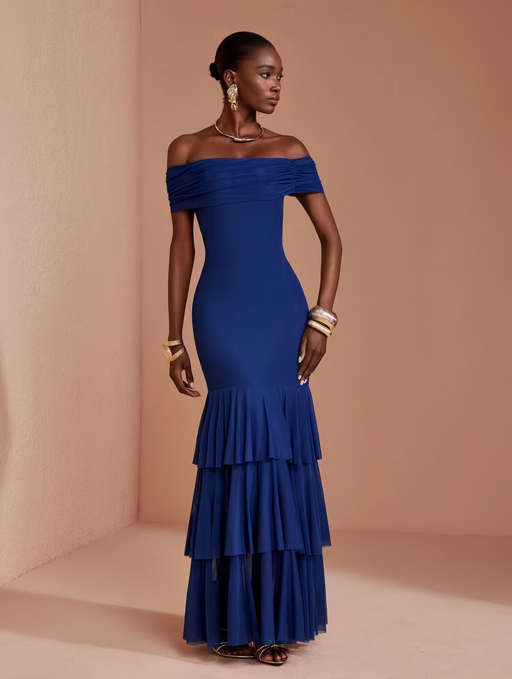 Sapphire Étoile Gown