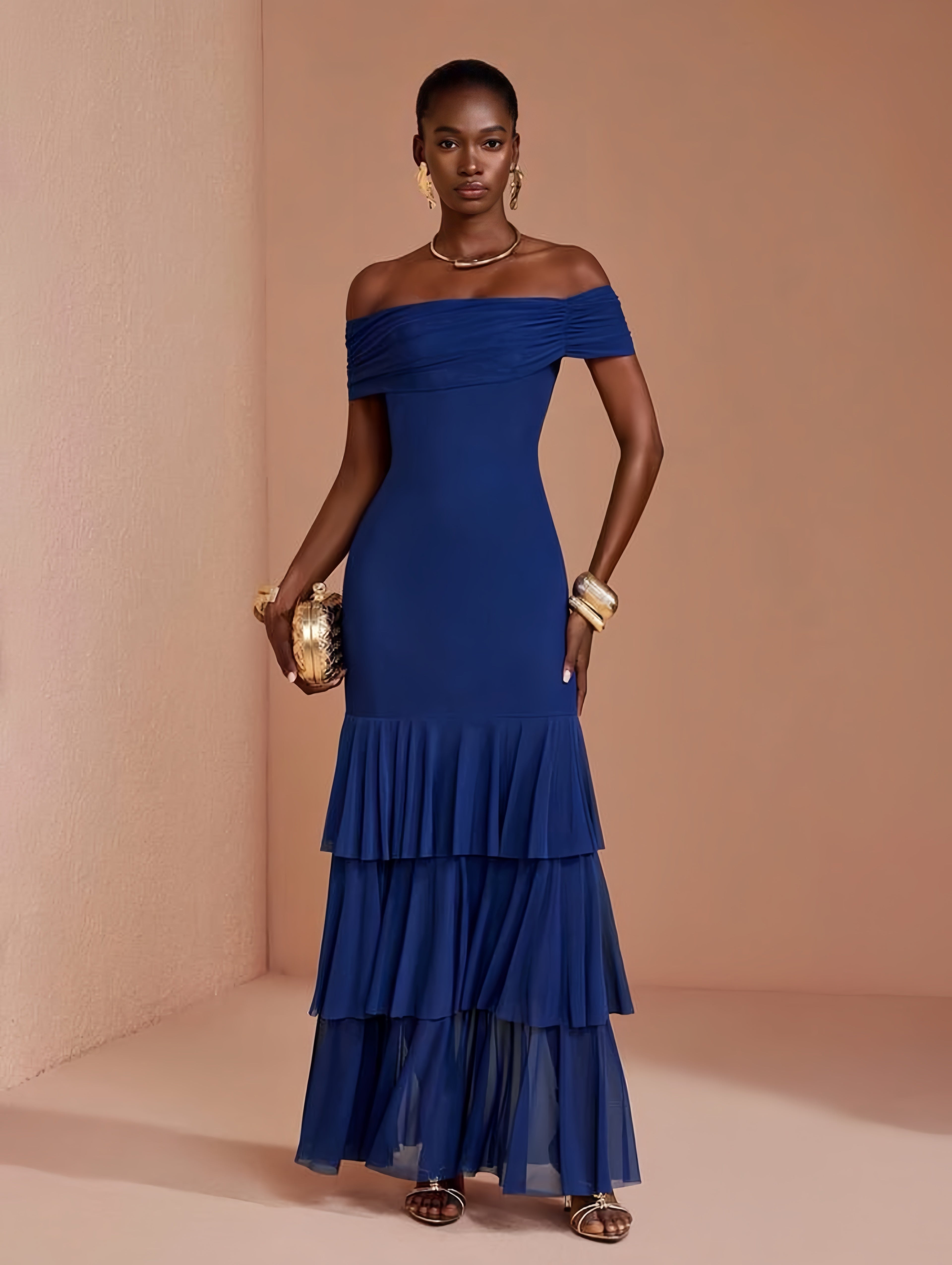 Sapphire Étoile Gown